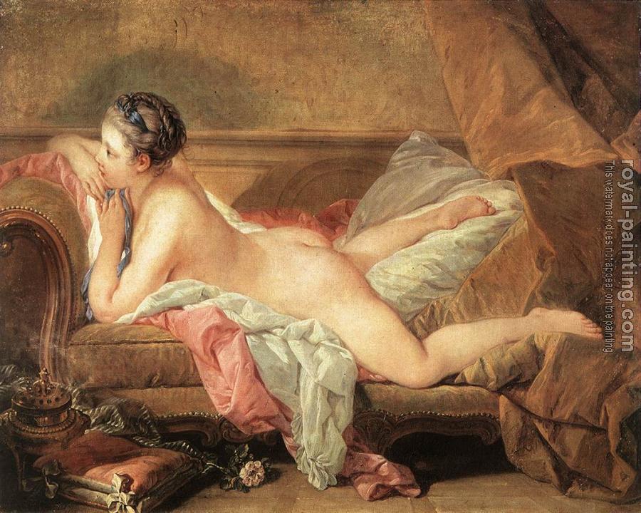 Francois Boucher : Resting Girl